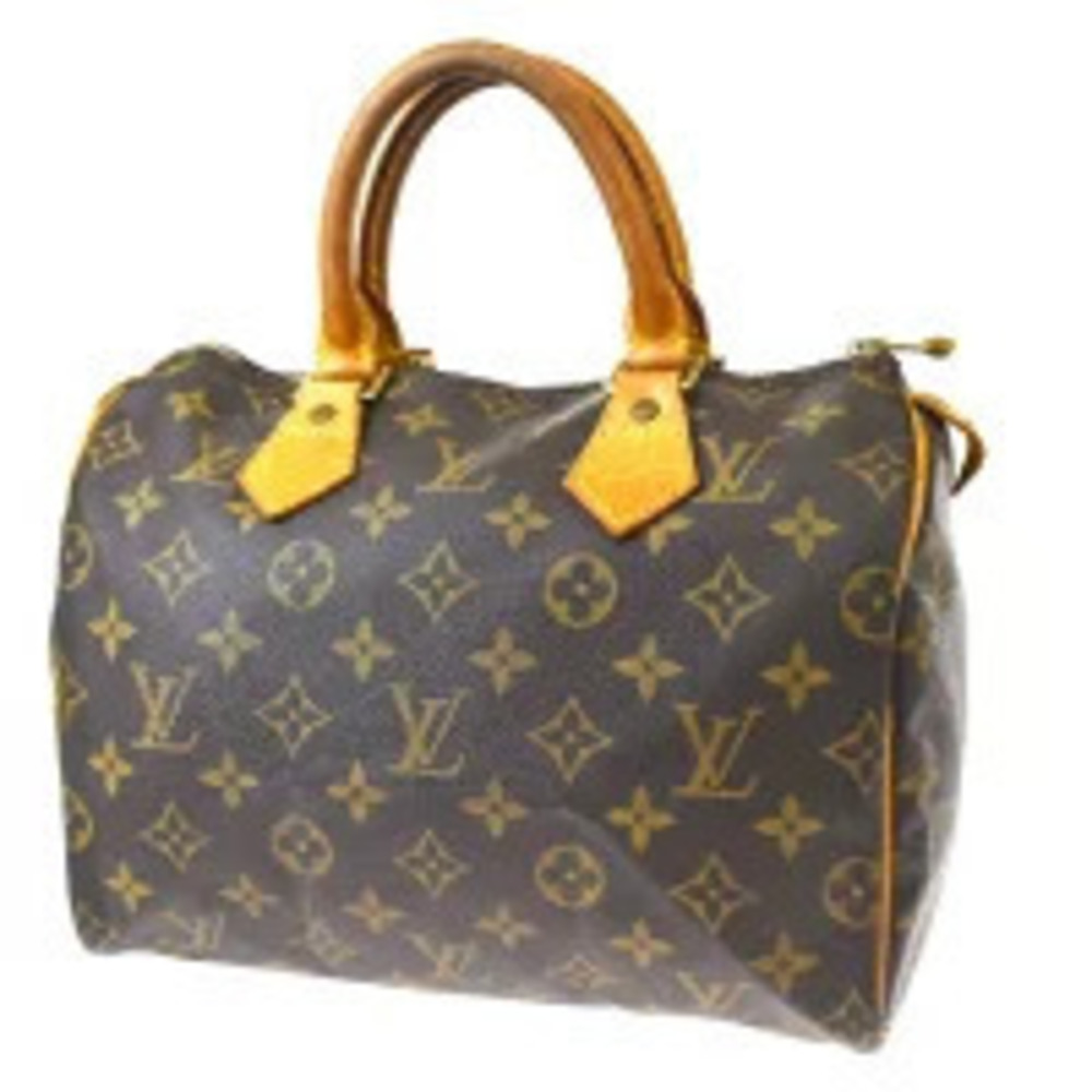 Louis Vuitton Speedy Handbag Boston Monogram Leather